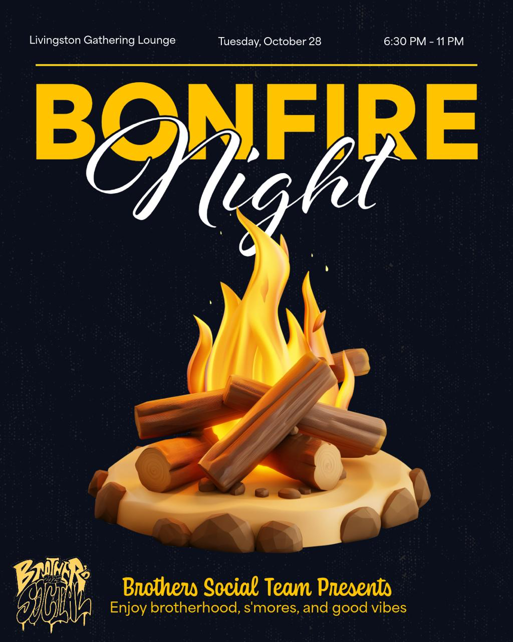 Brothers Social Bonfire